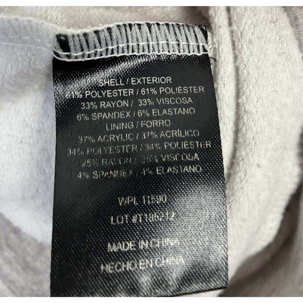 32 Degree Heat Cowl Neck Athletic Sweatshirt Gray Size Medium - Picture 4 of 8